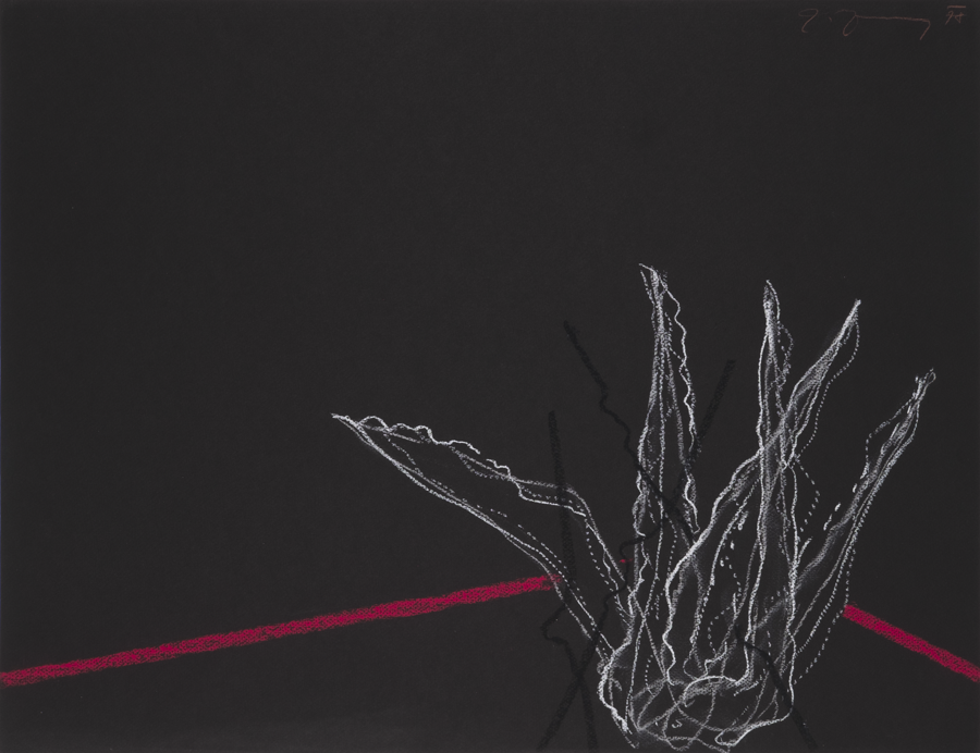 8. 1978, pastel, paper, 65 x 50 cm