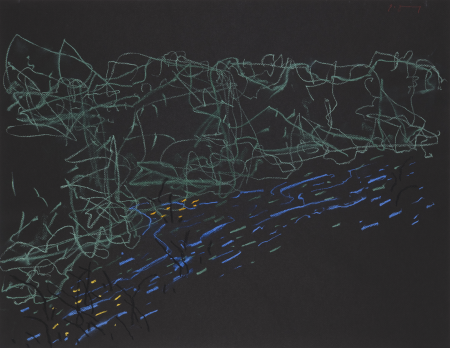 6. 1978, pastel, paper, 65 x 50 cm