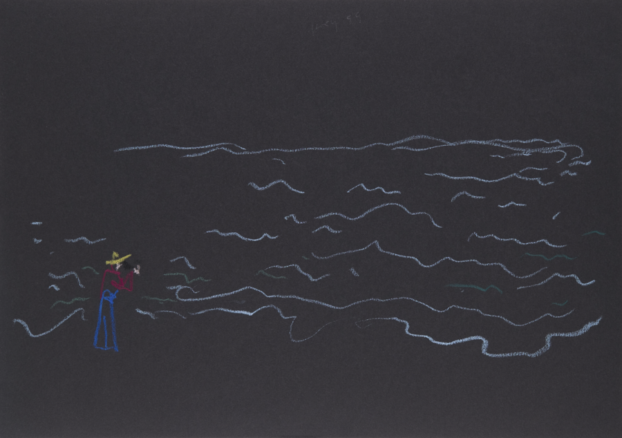 14. 1999, pastel, paper, 42 x 29.5 cm