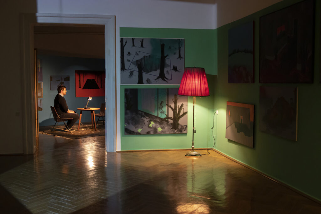 Zmago Jeraj: I take a long step across a windowsill. Foto Urška Boljkovac. Arhiv MGLC